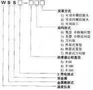 WSS-511徑向雙金屬溫度計，上海紫怡三廠雙金屬溫度計

